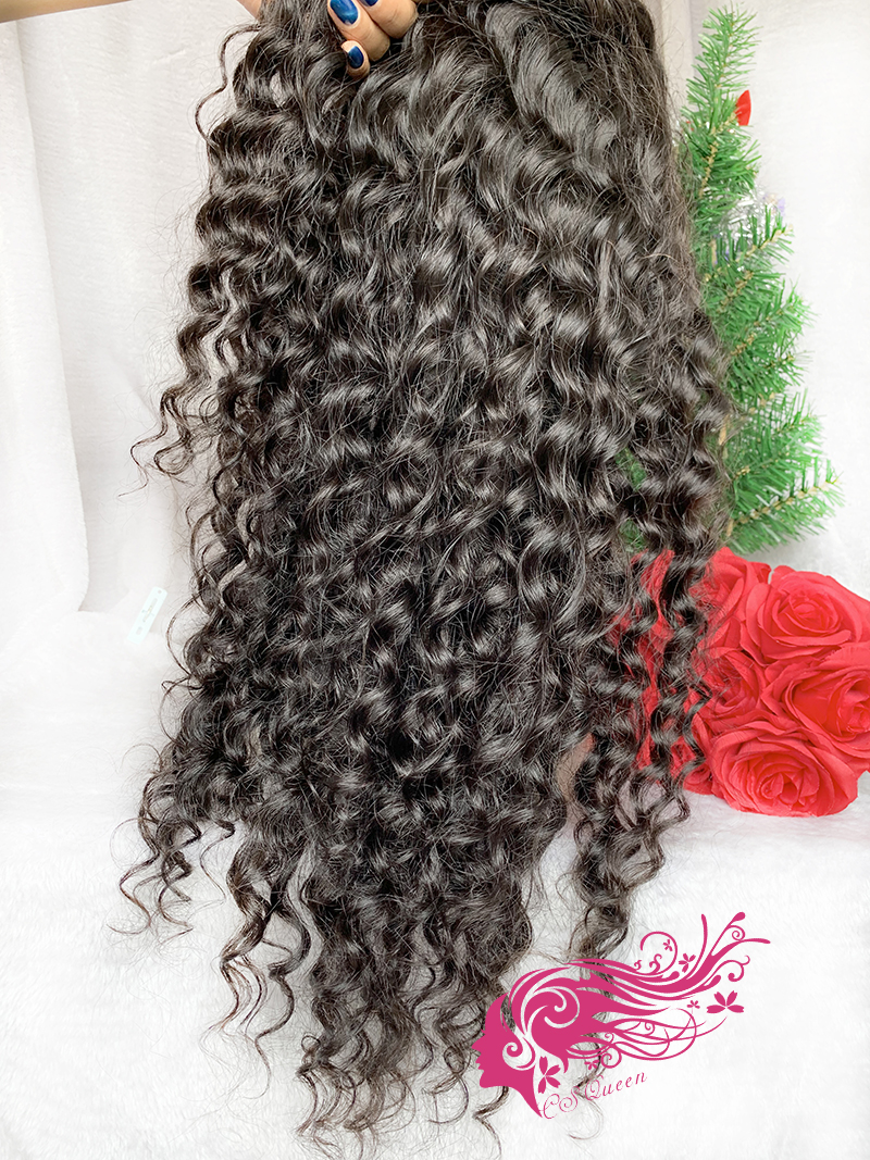 Csqueen Mink Hair Paradise wave 5*5 HD lace Closure wig 100% Human Hair HD Wig 130%density